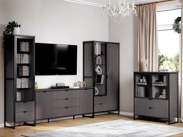 Тумба 2 дв 2 ящ "Нора" гостиная