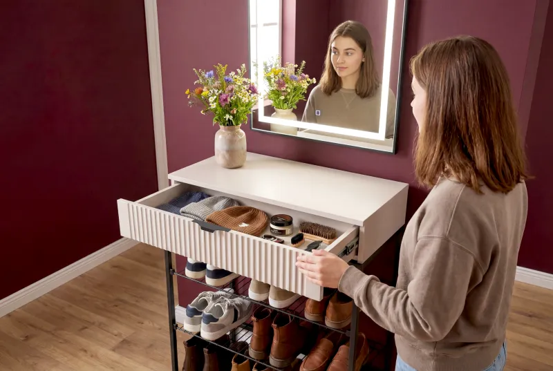 Зеркало "Нора" прихожая навесное