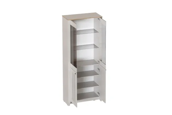 Шкаф-витрина двухдверный "Валенсия" гостиная